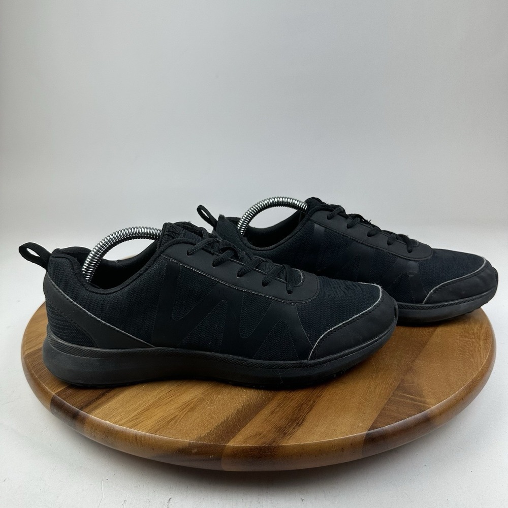 Womens Vionic Kiara Black Athletic Walking Comfort Sneakers Shoes Size 9.5 M GUC - Picture 1 of 9